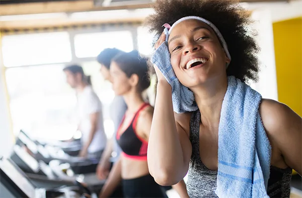 Woman in the gym image