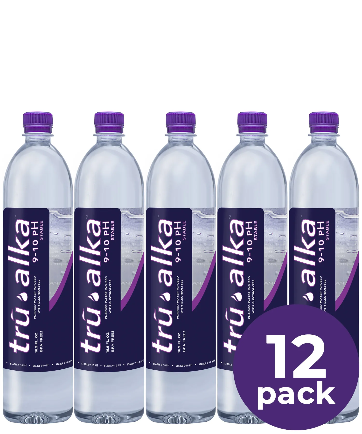 12 Pack (16.9 oz.) "Tru Alka" Alkaline Water image