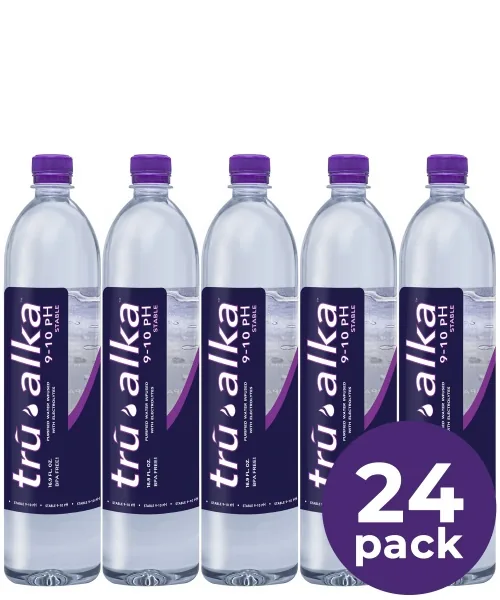 Case of "Tru" Alkaline Water (24 pack 16.9 oz.) Image